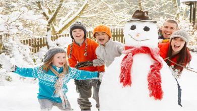 Winter holidays and family rest outside the city