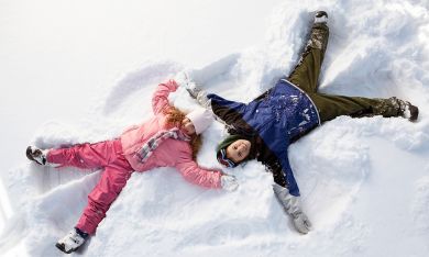 Winter holidays and family rest outside the city